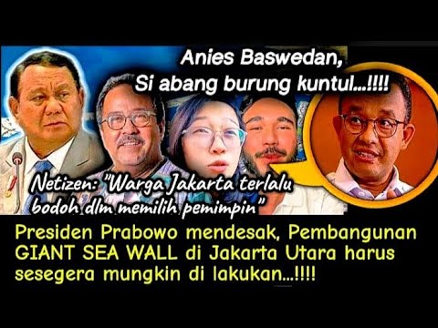 Kocak parah, Gara² banjir Rob Anies Baswedan dpt julukan Abang burung kuntul dari netizen