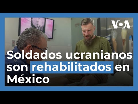 Soldados ucranianos son rehabilitados física y emocionalmente en México