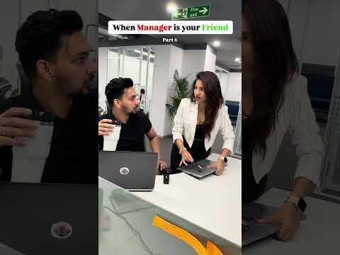 When Your Manager is Your Bestie! 😎😂 | Fun at Work | #OfficeHumor #workbesties