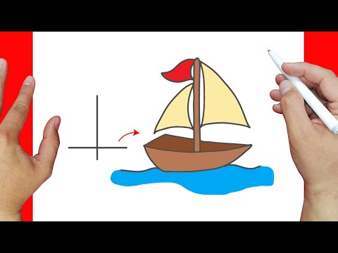 Aprende a Dibujar un Bote facilmente paso a paso | Dibujos fáciles