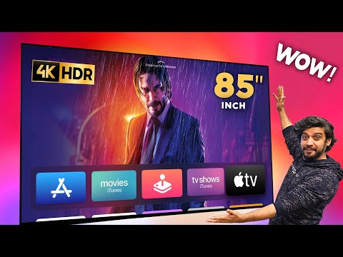 I Built My DREAM HOME THEATER with This Massive 85” 4K TV ⚡️ Haier M80F Mini LED  TV Review