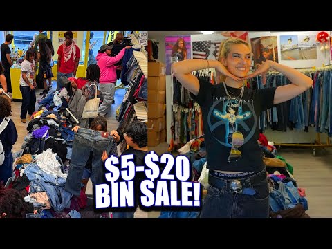 The Busiest Day of the Month at Rogue! BTS of $5-$20 Bin Sale