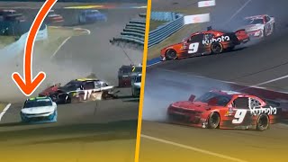 Austin Hill Triggers Another Huge Crash | Zilisch Clashes With SVG | REACTION