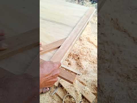 Cut a 59cm wide board using the jig #woodworking #woodworkingtools #woodworkingidea
