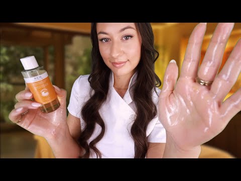 ASMR Super RELAXING Spa Massage Roleplay 🌷 Soft Spoken