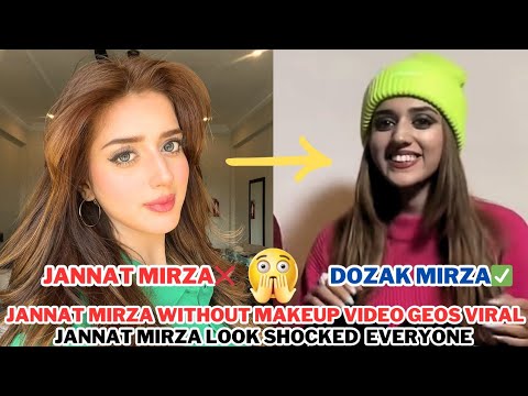Jannat Mirza Without Makeup Look Shocked Everyone | Tiktoker Jannat Mirza Without Makeup Video