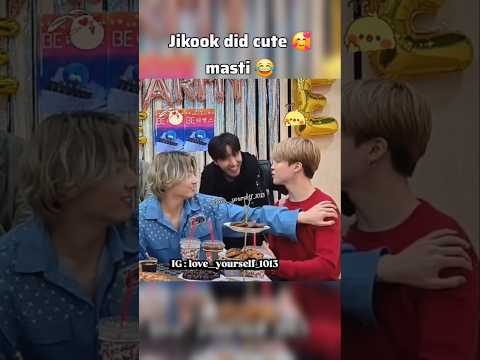 Jungkook can't ignore his Jimin 😍🤌🏻❤️ #jikook #kookmin #jikooklovers #jungkook #jimin #btsarmy #bts