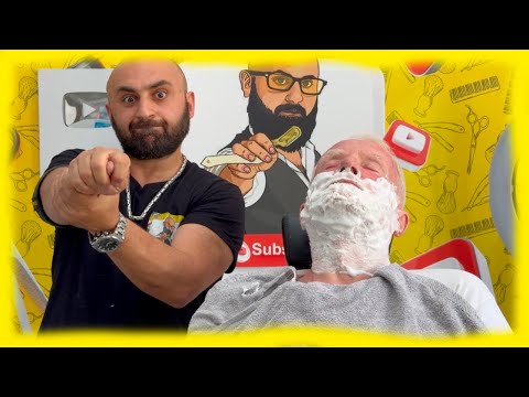 Transforming an Elderly Gentleman: The Power of a Haircut & Shave 💈