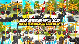 Kompilasi Perlintasan Kereta Api Terbaik 2025 🚆 | Best of Train Crossing