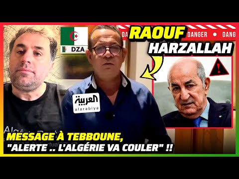 Raouf HARZALLAH à Tebboune : "Attention .. l'Algérie Bouille de Répression" !! #algerie #tebboune
