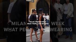 MILAN FASHION WEEK - WHAT PEOPLE ARE WEARING #fashion #streetstyle #fashionweek #fashionshow