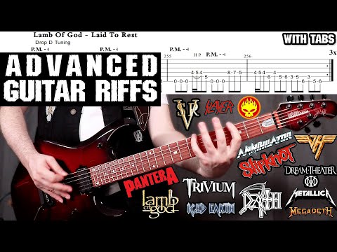 25 Advanced Guitar Riffs To Boost Your Playing | With TABS