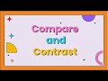 Comparing and Contrasting Concepts
