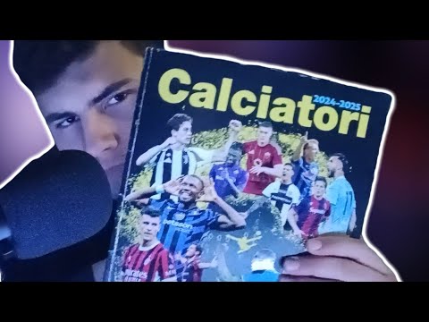 ASMR ITA|  VI ADDORMENTERETE CON L'ALBUM DEI CALCIATORI