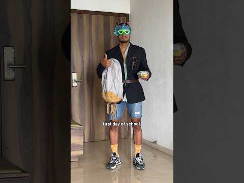 FIRST DAY OF SCHOOL 🏫🥼 #grwm #ootd #funny #fashion