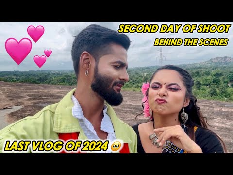 Last vlog of 2024 || Second day of shoot ￼|| Behind the scenes || Keshavi || Mitesh  || Vlog