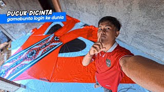 WELCOME GAMA BUNTA! Proses Sampul Layangan Cotek 310 cm Spesial Musim Layangan 2025
