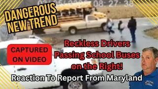 The Dangerous New Trend: Why Drivers are Passing Buses on the Right #schoolbustalk