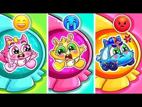 Feelings and Emotions | Baby Wants to Cry + More Nursery Rhymes by Baby Cars & Friends