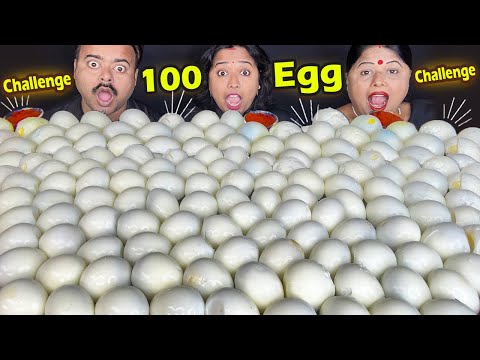 100 EGGS EATING CHALLENGE | EATING 100 HARD BOILED EGGS | Mukbang Food Challenge | Eating Show