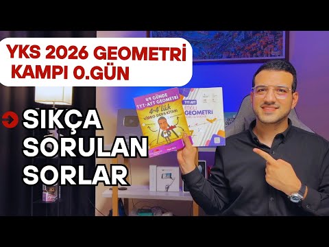 Sıkça Sorulan Sorular I YKS 2026 Mathman Geometri Kampı I 0. Gün
