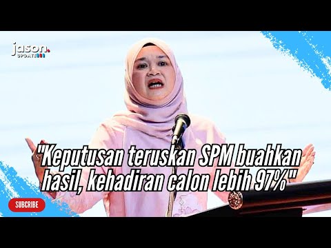 Ucapan Fadhlina Sidek di Perhimpunan Bulanan Kementerian Pendidikan 2024