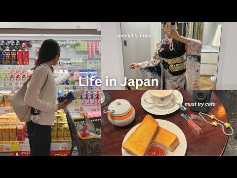 LIVING IN JAPAN | grocery shopping, cooking shabu-shabu at home, shopping in ginza!