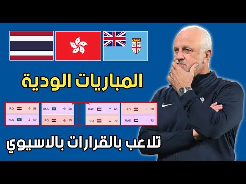 رسميا منتخب العراق يلعب مع منتخبات قبل الملحق. تلاعب بالقرارات بتصفيات 2022 و تصفيات 2026 بالدليل