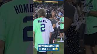 When Bryan Cranston got ejected from the celebrity softball game after a call he didn't agree with 😭