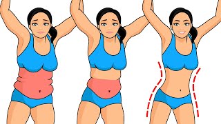 5 Min 7 Day 9 Standing Exercises to Lose 7lbs & Get Flat Tummy