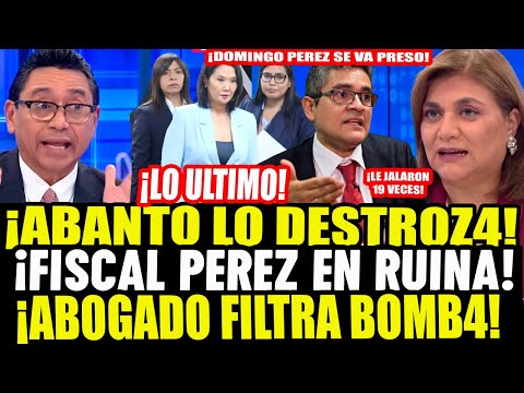 LO DESTRUYÓ! HUMBERTO ABANTO HACE M*RD4 A DOMINGO PÉREZ Y EXIGE LO BOTEN TRAS ANULARSE CASO COCTELES