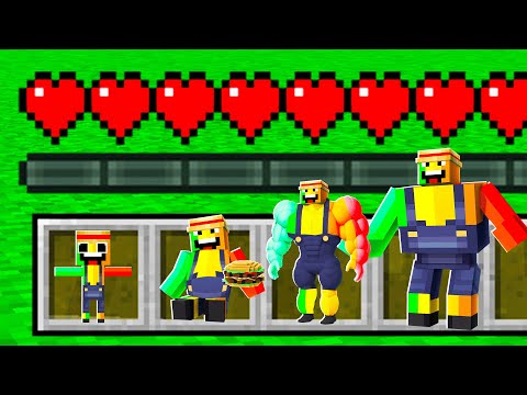 LES DIFFÉRENTES TRANSFORMATIONS DE AWARIZ SUR MINECRAFT !