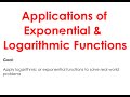 Compound Interest and Logarithmic Functions