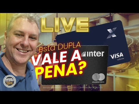 💳LIVE: BANCO INTER BLACK E CAIXA VISA INFINITE INVESTIDOR! ESTA DUPLA DE CARTÕES É BOA MESMO?