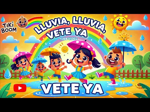 Lluvia Lluvia Vete Ya - Canción Educativa y Divertida para Niños | Tiki Boom | Canciones Infantiles