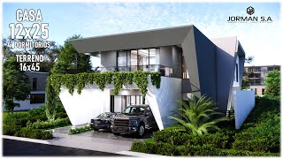 Modern House Design with 4 Bedrooms Family Home | 12x25m 2 Storey | Jorman HomeDesigns