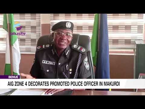 Benue: Aig Zone 4 Decorates Promoted Police Officer In Makurdi