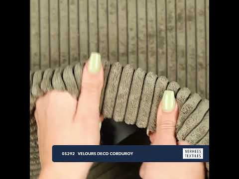 VELOURS DECO CORDUROY OLIVE (youtube video preview)