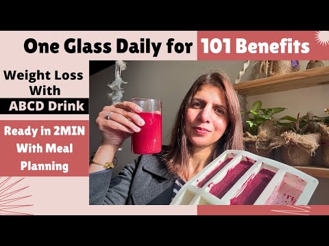 One Glass in Morning for 21 Days | ABCD Drink Recipe for Weight Loss | Prepare just Once every Week