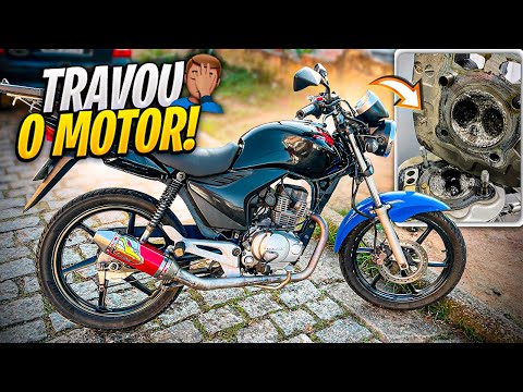 TRAVOU O MOTOR DA MINHA MOTO NO MEIO DA RODOVIA