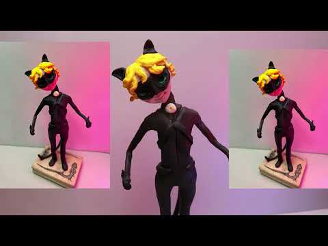 Miraculous Noir Cat Super easy Step by Step tutorial