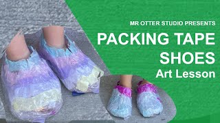 Packing Tape Shoes Tutorial