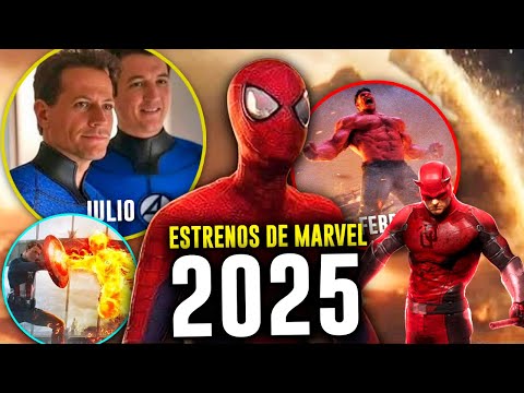 Los 9 ESTRENOS de MARVEL STUDIOS en 2025 antes de AVENGERS DOOMSDAY