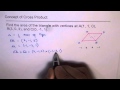 Cross Product and Triangle Areas