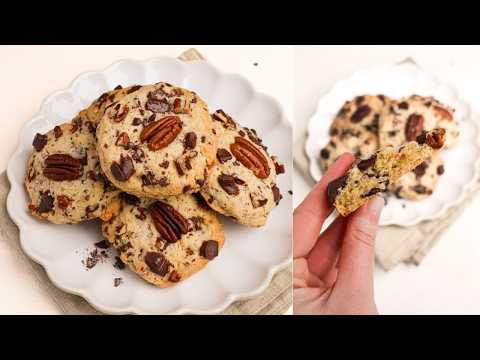 Cookies pépites de chocolat noir et noix de pécan