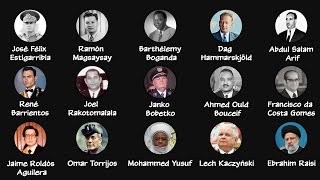 Every Political Officials Who Died In Plane Crash Explained in 5 Minutes