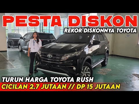 TURUN HARGA TOYOTA RUSH 2025 BARU ‼️ KREDIT MOBIL 15 JUTAAN CICILAN 2 JUTAAN