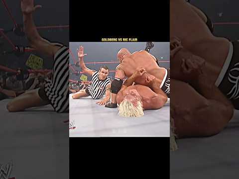 Goldberg vs. Ric Flair 🔥🥶☠️| Randy Orton As Special Referee Raw 2003 🥵 Edit #randyorton #shorts