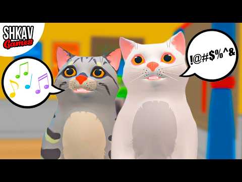 ЗАВЁЛ КУЧУ КОТОВ В ВИАРЕ! Они поют, танцуют и говорят! Cat cafe VR!