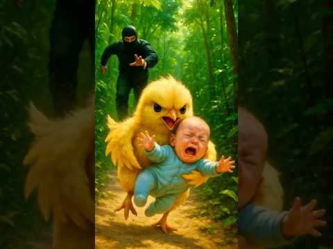 A Brave tiny Heart and a Hero 🐥 for the helpless #goldiechick #animalrescue #animalstories